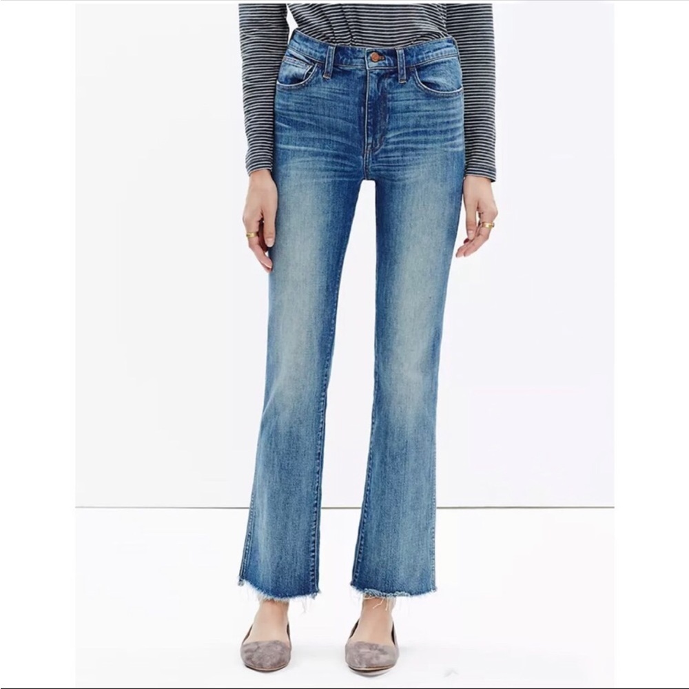 Madewell Cali Demi-Boot Jeans in Essex Wash size 26